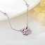 Show details for 925 Sterling Silver Swarovski Element Pendant Necklace in Flattering Style