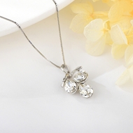 Show details for Buy Platinum Plated Swarovski Element Pendant Necklace with Wow Elements Show details for Buy Platinum Plated Swarovski Element Pendant Necklace with Wow Elements