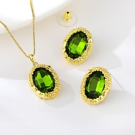 Picture of Small Gold Plated 3 Piece Jewelry Set with Beautiful Craftmanship