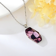 Show details for Designer Platinum Plated 16 Inch Pendant Necklace with Easy Return Show details for Designer Platinum Plated 16 Inch Pendant Necklace with Easy Return