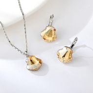 Show details for Zinc Alloy Platinum Plated 2 Piece Jewelry Set at Great Low Price Show details for Zinc Alloy Platinum Plated 2 Piece Jewelry Set at Great Low Price