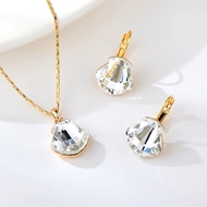 Show details for Fashion Swarovski Element 16 Inch 2 Piece Jewelry Set Show details for Fashion Swarovski Element 16 Inch 2 Piece Jewelry Set