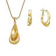 Show details for Good Quality Small Gold Plated 2 Piece Jewelry Set Show details for Good Quality Small Gold Plated 2 Piece Jewelry Set