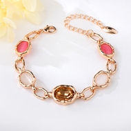 Picture of Zinc Alloy Small Bracelet with Wow Elements