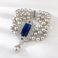 Show details for Classic shell pearl Link & Chain Bracelet Online Only Show details for Classic shell pearl Link & Chain Bracelet Online Only