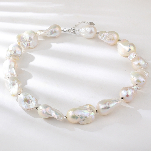 Picture of Baroque pearls natural pearl necklace