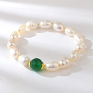 Show details for Affordable Gold Plated fresh water pearl Fashion Bracelet from Trust-worthy Supplier Show details for Affordable Gold Plated fresh water pearl Fashion Bracelet from Trust-worthy Supplier