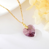 Show details for Love & Heart Swarovski Element Pendant Necklace with Worldwide Shipping Show details for Love & Heart Swarovski Element Pendant Necklace with Worldwide Shipping