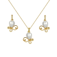 Show details for Zinc Alloy Gold Plated 2 Piece Jewelry Set in Exclusive Design Show details for Zinc Alloy Gold Plated 2 Piece Jewelry Set in Exclusive Design