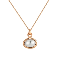 Show details for Rose Gold Plated White Pendant Necklace from Certified Factory Show details for Rose Gold Plated White Pendant Necklace from Certified Factory
