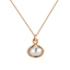 Show details for Rose Gold Plated White Pendant Necklace from Certified Factory