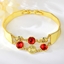 Show details for Nice Glass Gold Plated Fashion Bangle