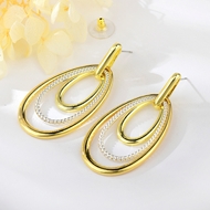 Picture of Nickel Free Gold Plated Medium Drop & Dangle Earrings with Easy Return