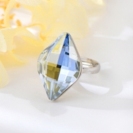 Show details for Trendy Blue Swarovski Element Fashion Ring with No-Risk Refund Show details for Trendy Blue Swarovski Element Fashion Ring with No-Risk Refund