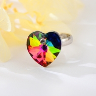 Show details for Love & Heart Colorful Fashion Ring Online Only Show details for Love & Heart Colorful Fashion Ring Online Only