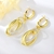 Picture of Funky Dubai Gold Plated Dangle Earrings