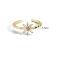 Picture of Bulk Gold Plated White Adjustable Ring Exclusive Online