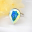 Show details for Medium Platinum Plated Fashion Ring with Beautiful Craftmanship