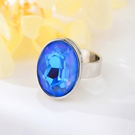 Show details for Bulk Platinum Plated Blue Fashion Ring Exclusive Online Show details for Bulk Platinum Plated Blue Fashion Ring Exclusive Online
