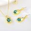 Show details for Top Artificial Crystal Classic 2 Piece Jewelry Set