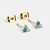 Picture of Copper or Brass Gold Plated Stud Earrings with Low Cost