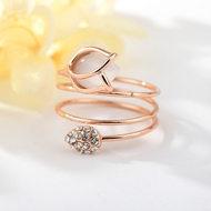 Show details for Opal Rose Gold Plated Fashion Ring with Price Show details for Opal Rose Gold Plated Fashion Ring with Price