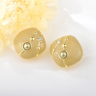 Picture of Zinc Alloy White Stud Earrings in Flattering Style