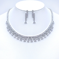 Show details for Popular Cubic Zirconia Luxury 2 Piece Jewelry Set Show details for Popular Cubic Zirconia Luxury 2 Piece Jewelry Set