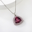 Show details for Delicate Swarovski Element Zinc Alloy Pendant Necklace