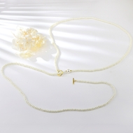 Picture of Amazing shell pearl White Long Chain Necklace