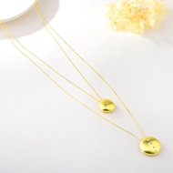 Show details for Unusual Big Zinc Alloy Fashion Sweater Necklace