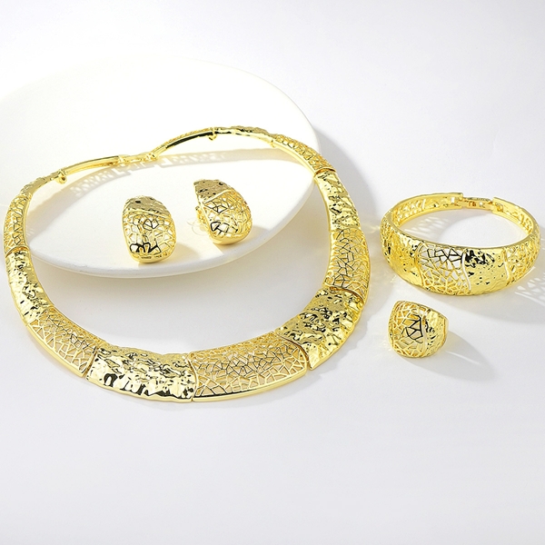 Picture of Fashion Big Dubai 4 Piece Jewelry Set