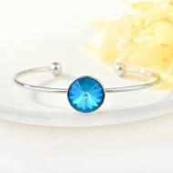 Show details for Fashion Swarovski Element Zinc Alloy Cuff Bangle Show details for Fashion Swarovski Element Zinc Alloy Cuff Bangle