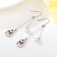 Show details for Low Cost Platinum Plated Small Dangle Earrings with Low Cost Show details for Low Cost Platinum Plated Small Dangle Earrings with Low Cost