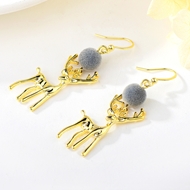 Show details for Holiday Small Dangle Earrings of Original Design