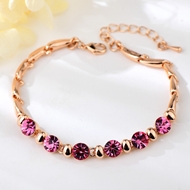 Show details for Classic and fashionable imitation crystal alloy bracelet Show details for Classic and fashionable imitation crystal alloy bracelet