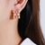 Picture of Trendy Gold Plated Copper or Brass Big Stud Earrings with No-Risk Refund