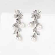 Picture of Impressive White Luxury Dangle Earrings from Certified Factory