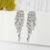 Picture of Luxury Cubic Zirconia Dangle Earrings with Beautiful Craftmanship