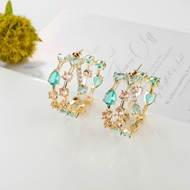 Picture of Fast Selling Green Big Big Hoop Earrings from Editor Picks