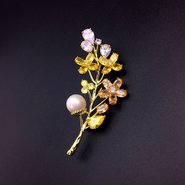 Picture of Hot Selling Yellow Gold Plated Brooche with Member Discount