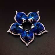 Show details for Beautiful Swarovski Element Flowers & Plants Brooche Show details for Beautiful Swarovski Element Flowers & Plants Brooche