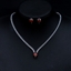 Show details for Affordable Platinum Plated Copper or Brass 2 Piece Jewelry Set from Trust-worthy Supplier
