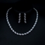 Show details for Impressive White Luxury 2 Piece Jewelry Set with Low MOQ
