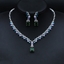 Show details for Charming Colorful Cubic Zirconia 2 Piece Jewelry Set As a Gift