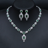 Show details for Attractive Green Luxury 2 Piece Jewelry Set For Your Occasions Show details for Attractive Green Luxury 2 Piece Jewelry Set For Your Occasions