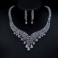 Show details for Irresistible White Cubic Zirconia 2 Piece Jewelry Set As a Gift Show details for Irresistible White Cubic Zirconia 2 Piece Jewelry Set As a Gift