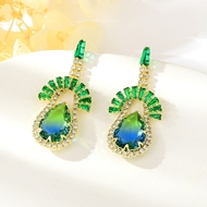 Show details for Famous Big Gold Plated Dangle Earrings Show details for Famous Big Gold Plated Dangle Earrings