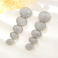 Show details for Fashion Cubic Zirconia White Dangle Earrings Show details for Fashion Cubic Zirconia White Dangle Earrings
