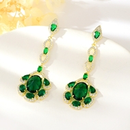 Show details for Eye-Catching Green Big Dangle Earrings for Ladies Show details for Eye-Catching Green Big Dangle Earrings for Ladies